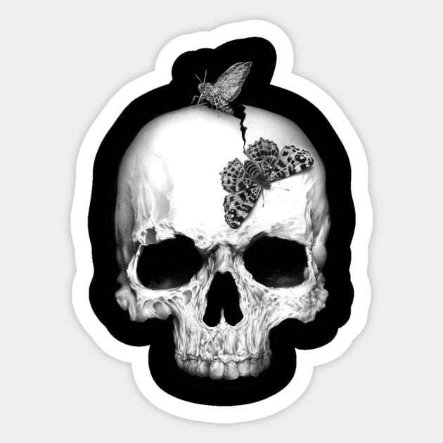 Skull and soul Sticker by JORDYGRAPH